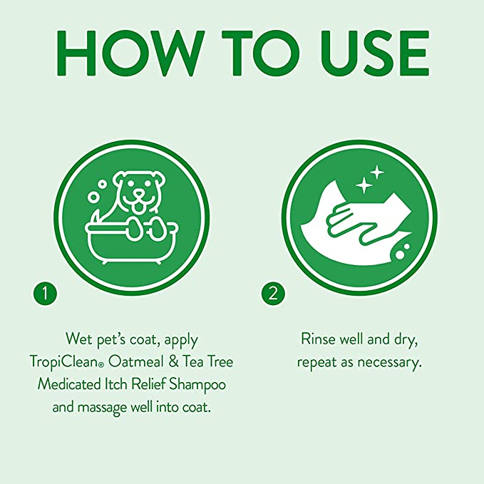 TropiClean Oatmeal and Tea Tree Shampoo 355ml