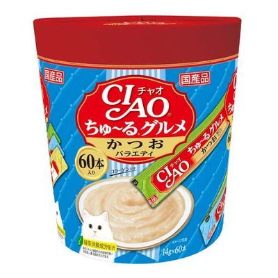 Ciao Bonito Party Recipe Unique Creamy Cat Treat 14g*60