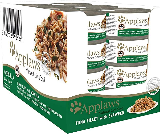 Applaws Cat Food Tuna and Seaweed 70g (24 x 70g Tins)