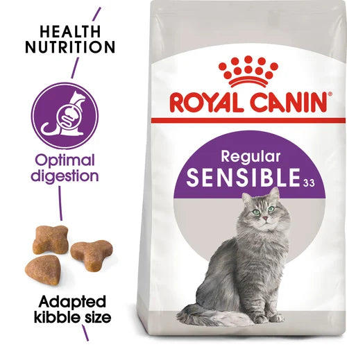 Royal Canin Sensible 33-2kg- Specially for adult cats over 1 year old - Digestive sensitivity