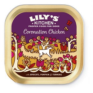 Lilys Kitchen Dog Coronation Chicken for Dogs 150g