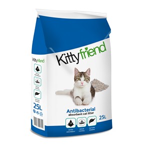 Kittyfriend Antibacterial White Cat Litter 25L