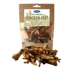 Hollings 100% Natural Chicken Feet 100g