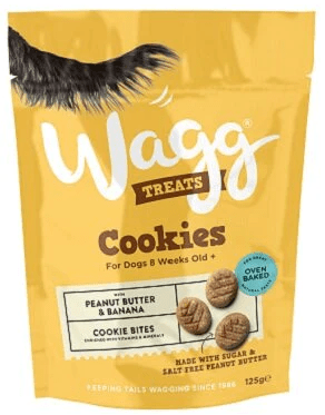 Wagg Cookie Treats Peanut & Banana 125g