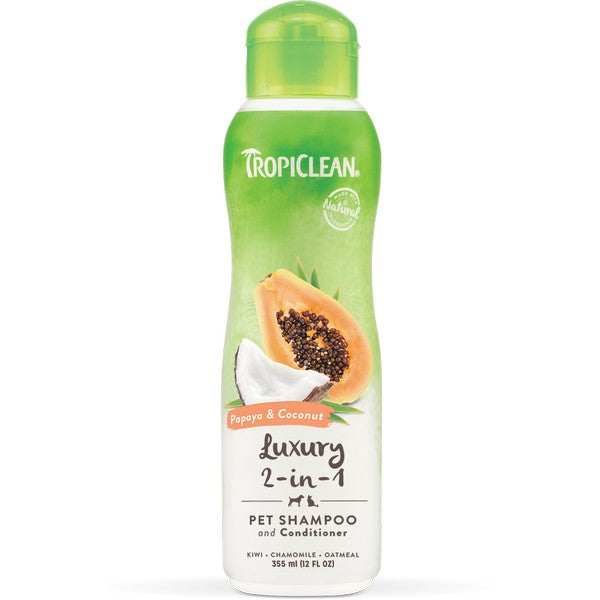 TropiClean Papaya and Coconut Shampoo 355ml