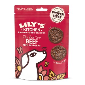 Lilys Kitchen Beef Mini Burgers for Dogs 70g