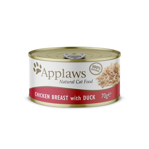 Applaws Cat Food Chicken & Duck 70g (24 x 70g Tins)