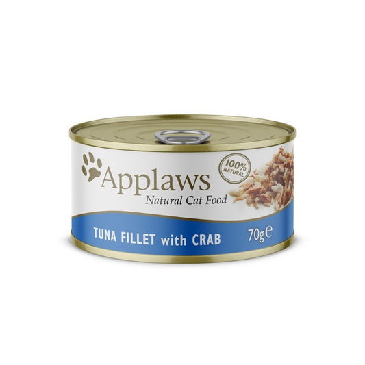 Applaws Cat Food Tuna with Crab 70g (24 x 70g Tins)