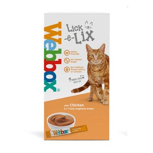 Webbox Cats Delight Lick e-Lix Chicken 5 Pk