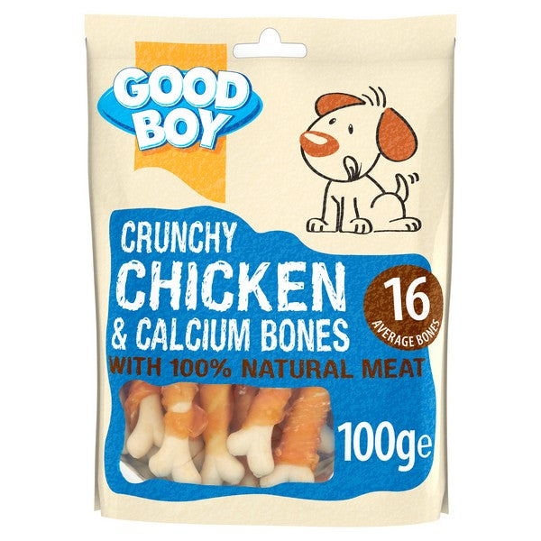 Good Boy Pawsley & Co Crunchy Chicken & Calcium Bones 100g