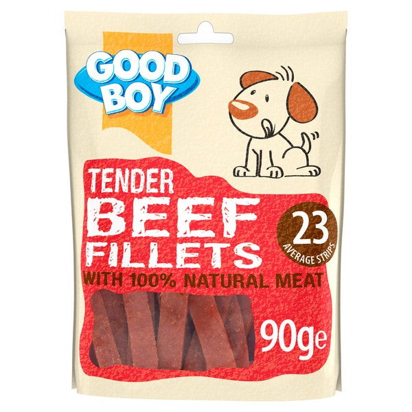 Good Boy Pawsley & Co Tender Beef Fillets 90g