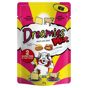 Dreamies Beef and Cheese Cat Treats 60g