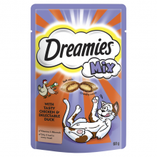 Dreamies Chicken and Duck Cat Treats 60g