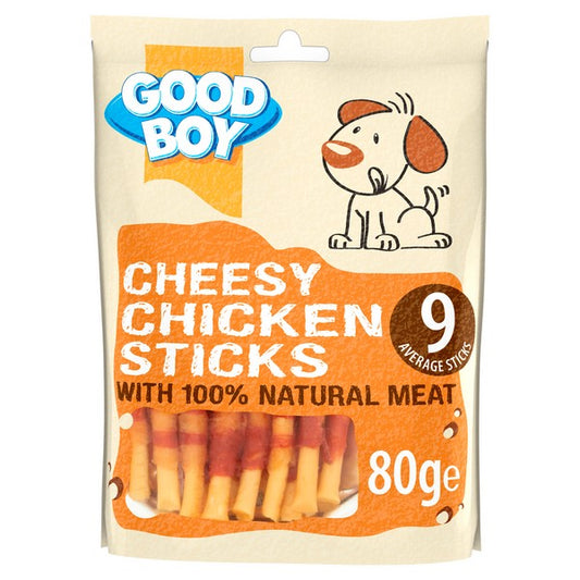 GoodBoy Pawsley & Co Chicken & Cheese sticks 80g