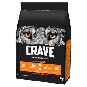 Crave Dog Dry with Turkey & Chicken 2.8kg