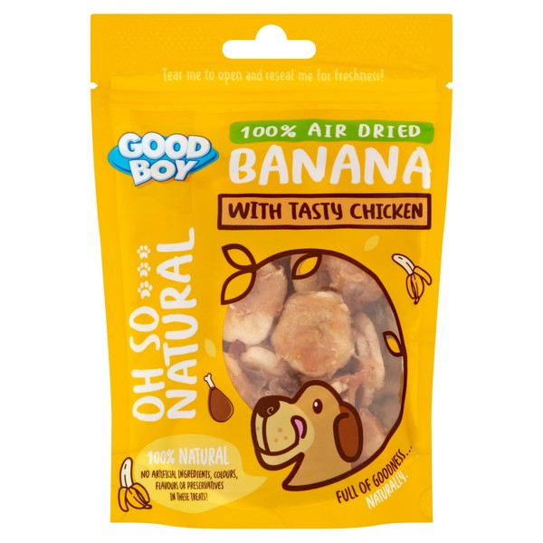 Goodboy Oh So Natural Banana With Tasty Chicken 85g