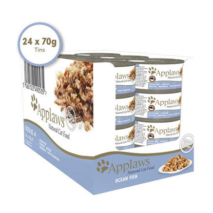 Applaws Cat Food Ocean Fish 70g (24 x 70g Tins)