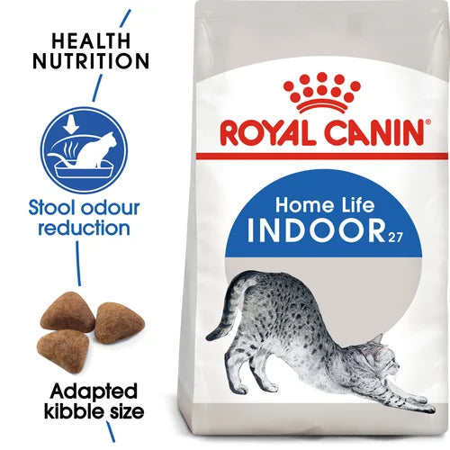 Royal Canin Indoor 27-2kg- Specially for adult cats (from 1 to 7 years old) living indoors.