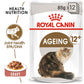Royal Canin Ageing 12+ Thin Slices In Gravy 85gx12-for senior cats over 12 years old (thin slices in gravy).